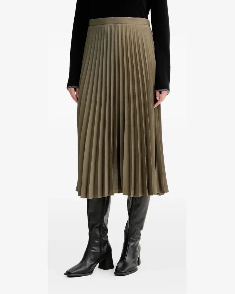 Marc O'Polo pleated midi skirt - Grün Grün