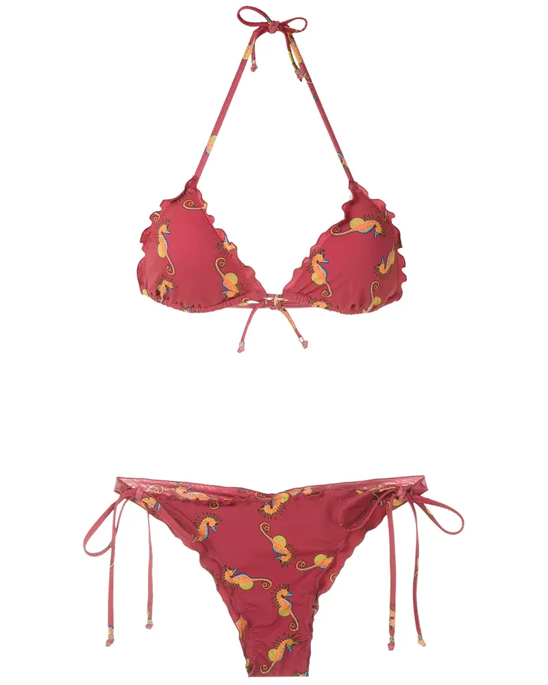 Amir Slama Triangel-Bikini - Rot Rot