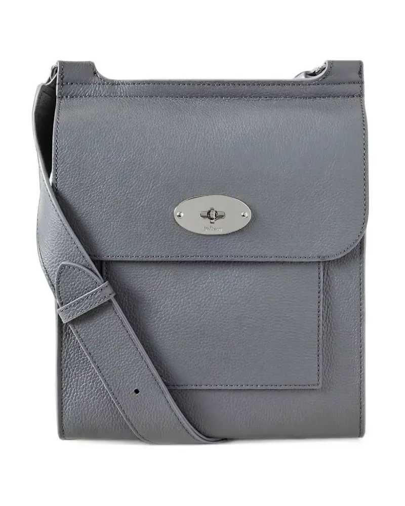 Mulberry Antony Postman's Lock grained leather messenger bag - Grau Grau