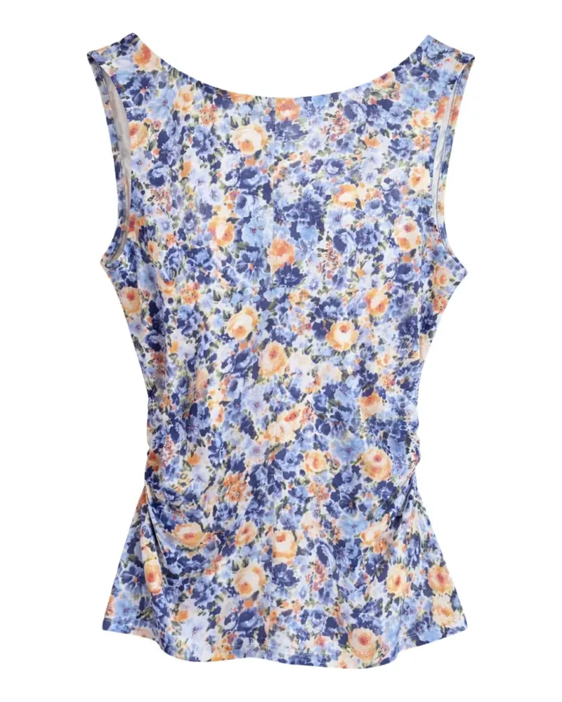 Ulla Johnson floral gathered top - Blau Blau
