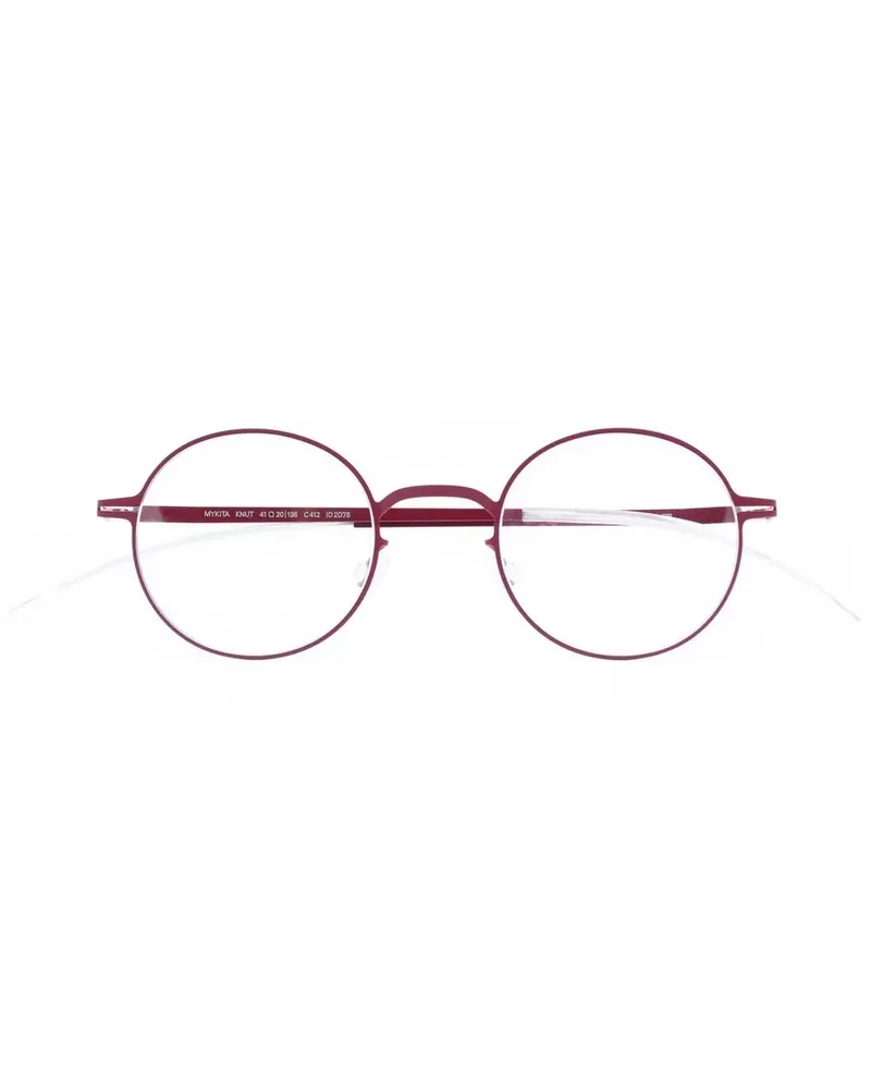 Mykita Brille mit rundem Gestell - Rot Rot