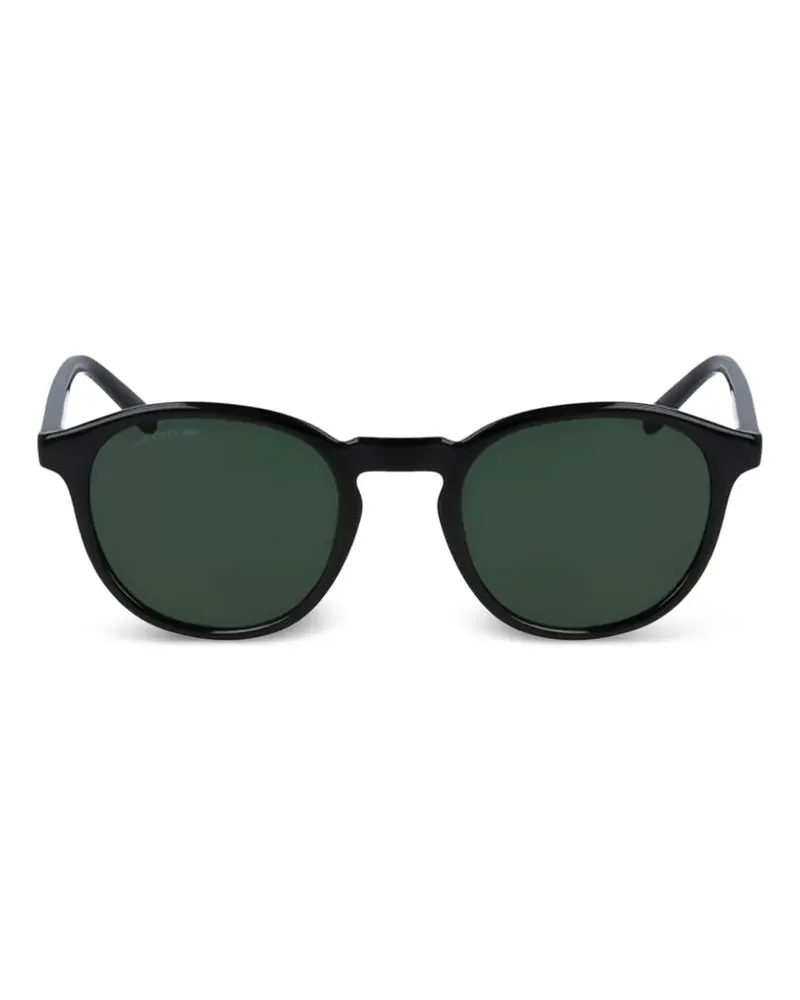 Lacoste round-frame sunglasses - Schwarz Schwarz
