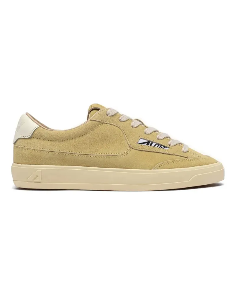 AUTRY lace-up fastening sneakers - Nude Nude