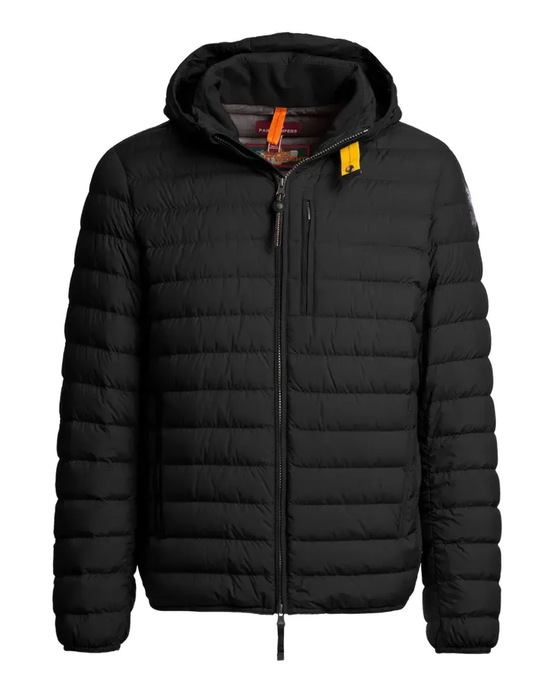 Parajumpers Gesteppte Kapuzenjacke - Schwarz Schwarz