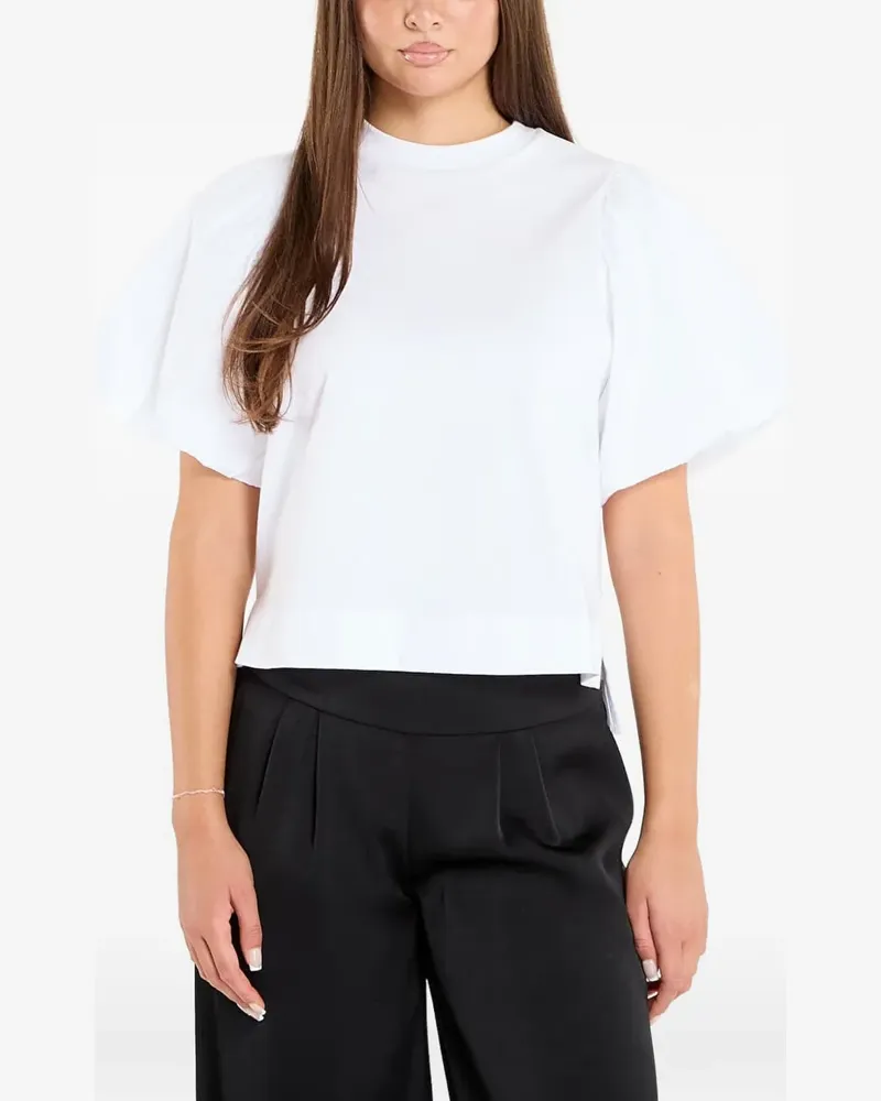 AllSaints Jess puff-sleeve t-shirt - Weiß Weiß