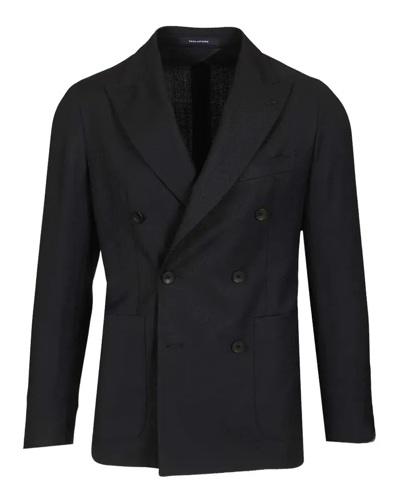 Tagliatore double-breasted blazer - Schwarz Schwarz