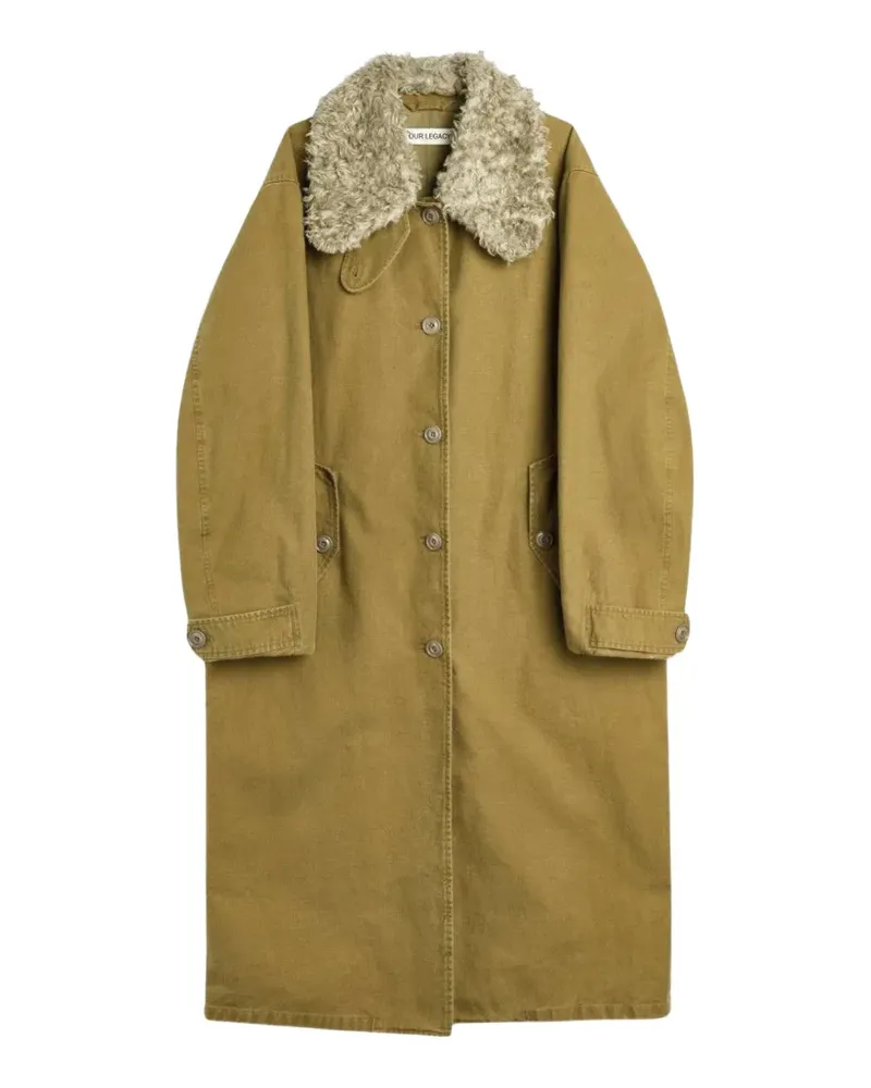 Our Legacy Tundra twill coat - Grün Grün