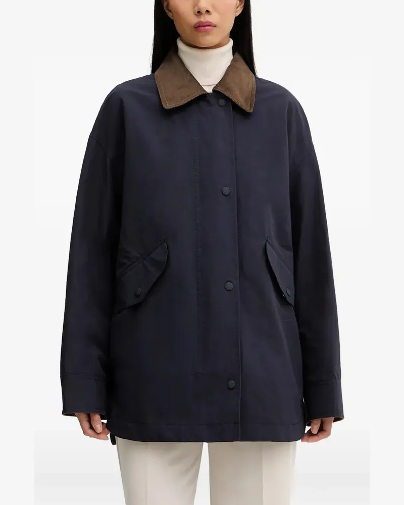 Marc O'Polo contrasting-collar jacket - Blau Blau