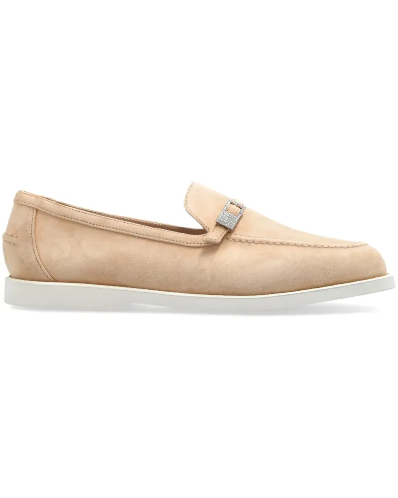 Le Silla Loafer aus Wildleder - Nude Nude