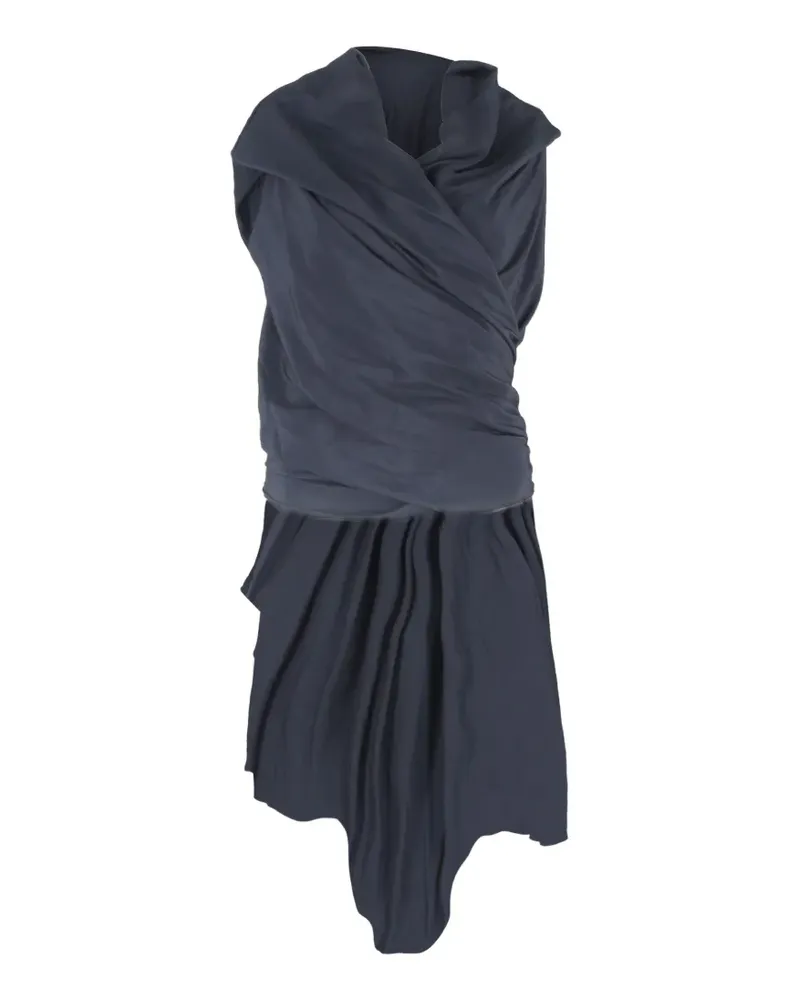 J.W.Anderson draped sleeveless top - Blau Blau
