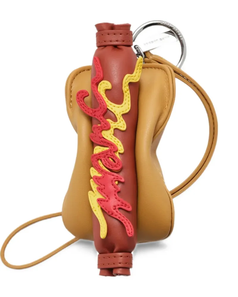 Marc Jacobs Schlüsselanhänger mit Hot Dog - Nude Nude