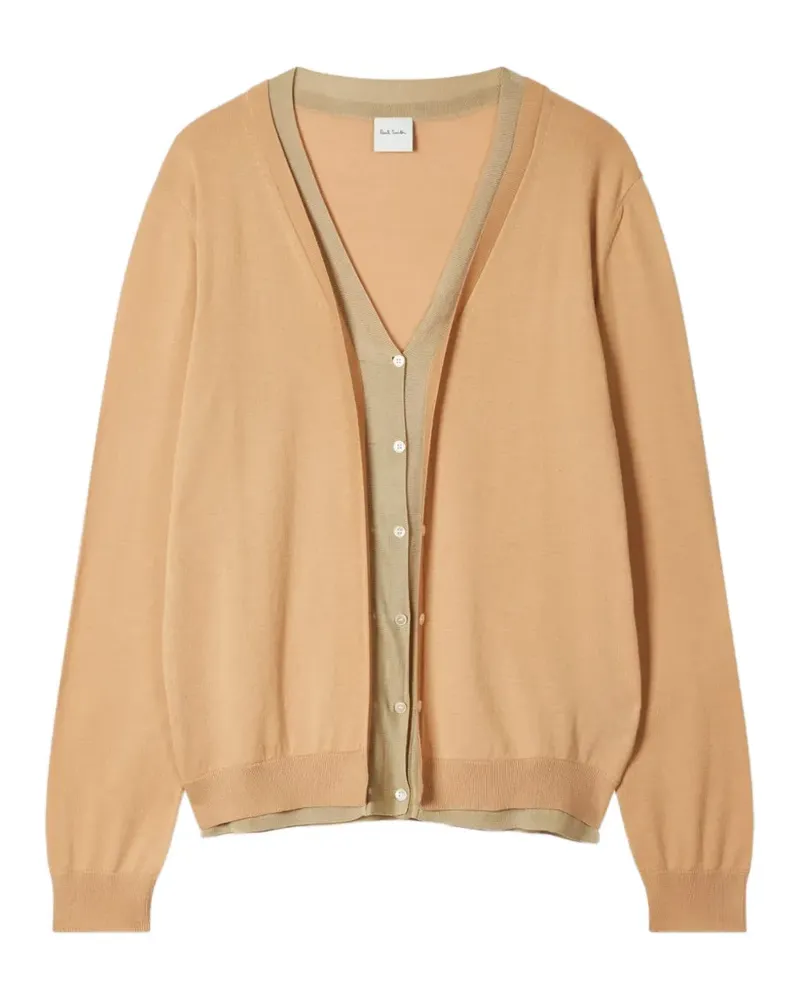 Paul Smith Cardigan mit V-Ausschnitt - Nude Nude