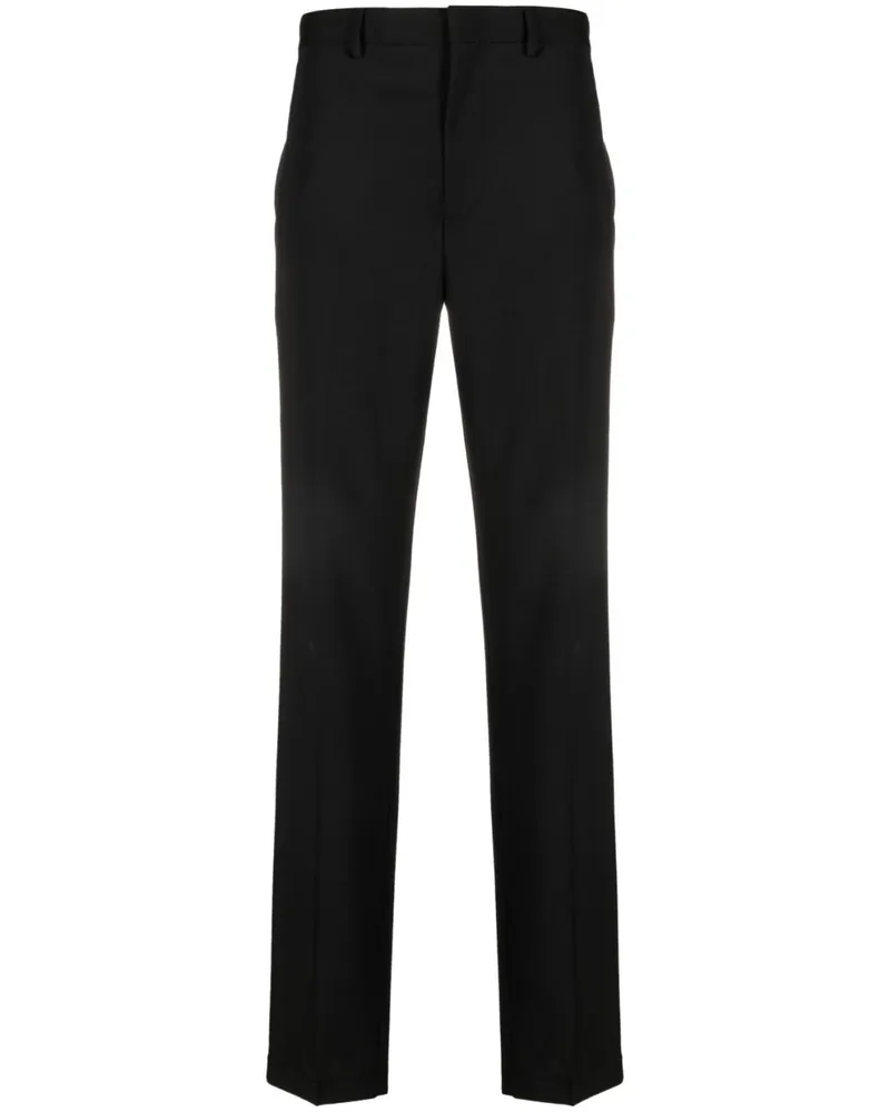 Prada Klassische Hose aus Mohairwolle - Schwarz Schwarz
