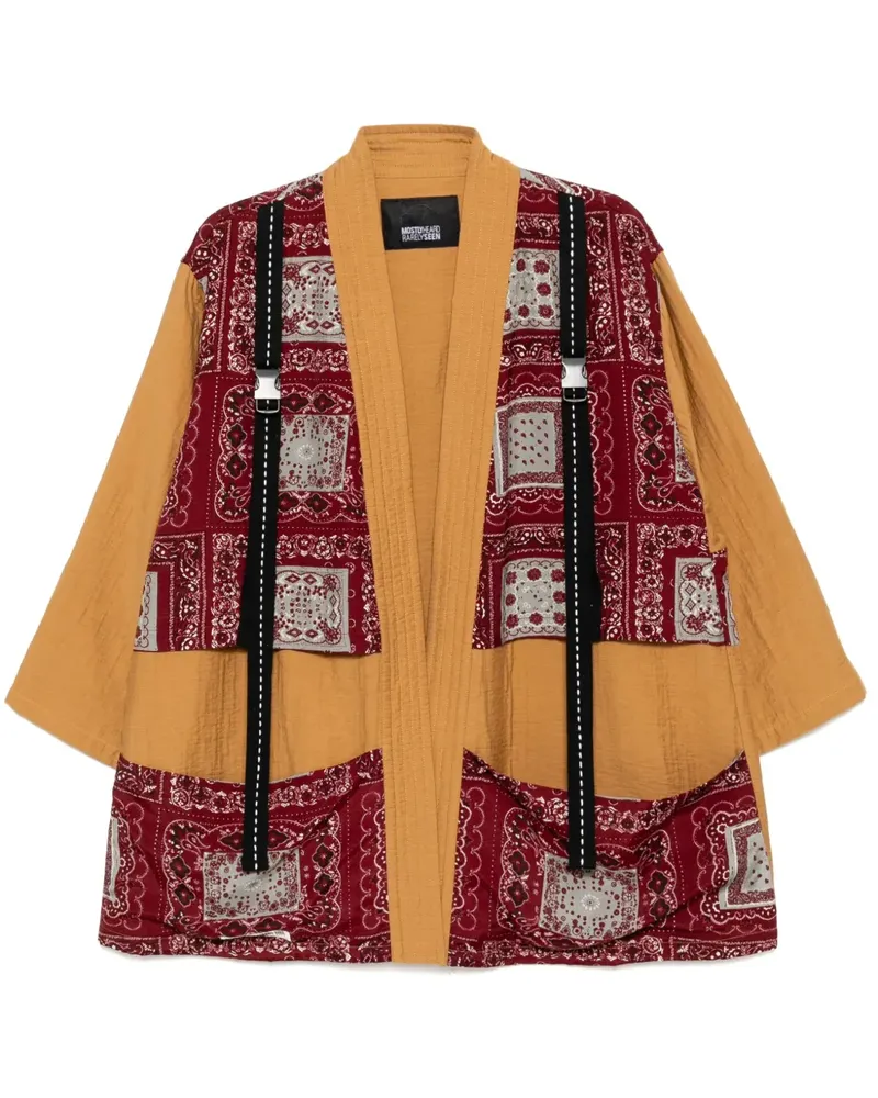 Mostly Heard Rarely Seen Fisherman Kimono-Jacke - Braun Braun