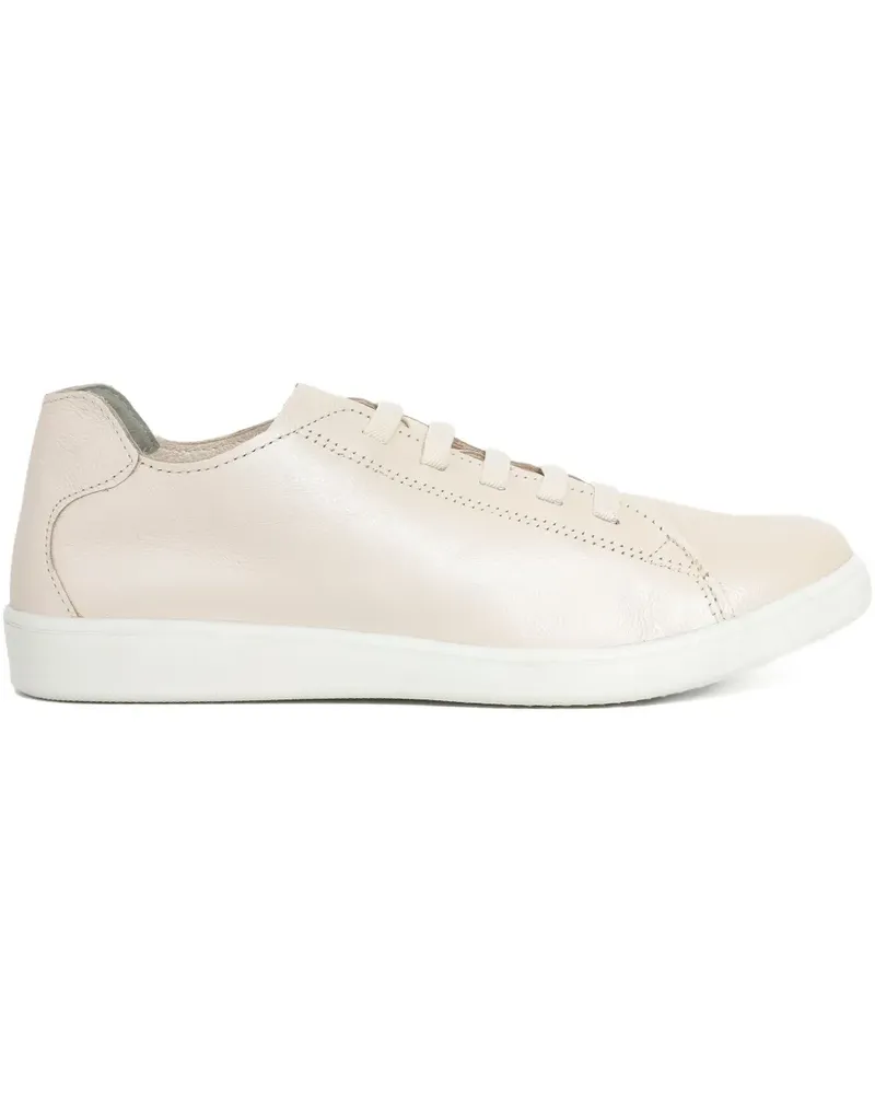 Sarah Chofakian Sneakers aus Leder - Nude Nude