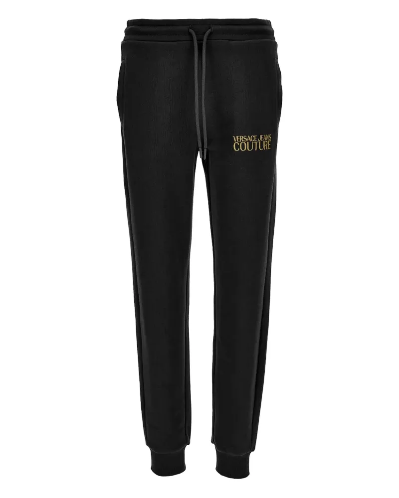 Versace Jeans Jogginghose mit Logo-Print - Schwarz Schwarz