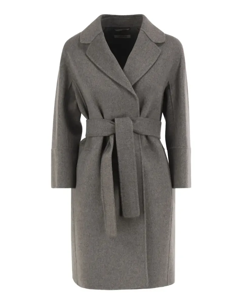 Max Mara belted wool coat - Grau Grau
