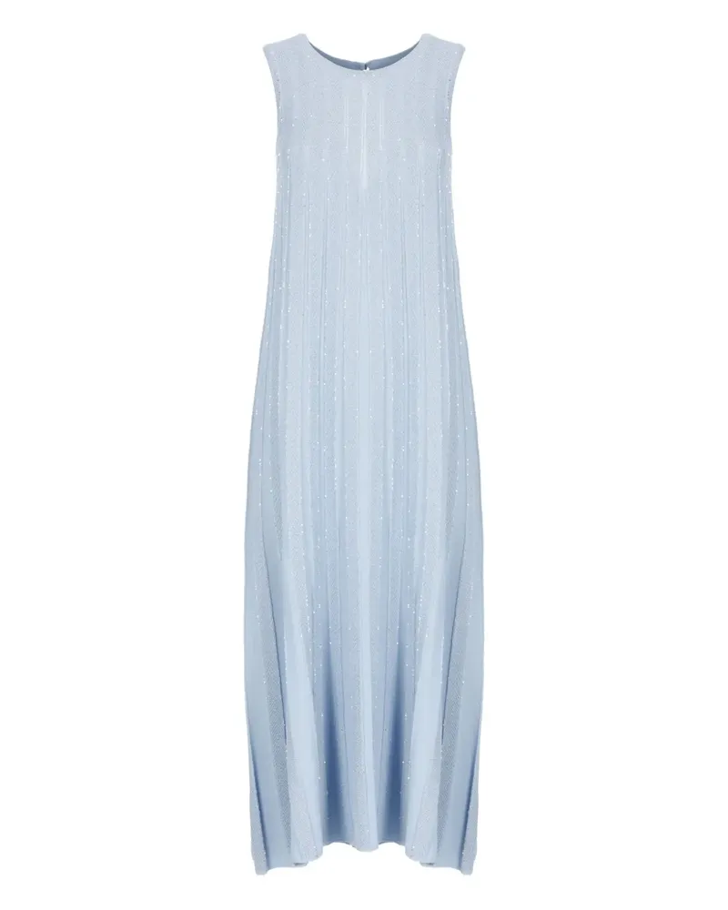 D.EXTERIOR Maxikleid mit Pailletten - Blau Blau