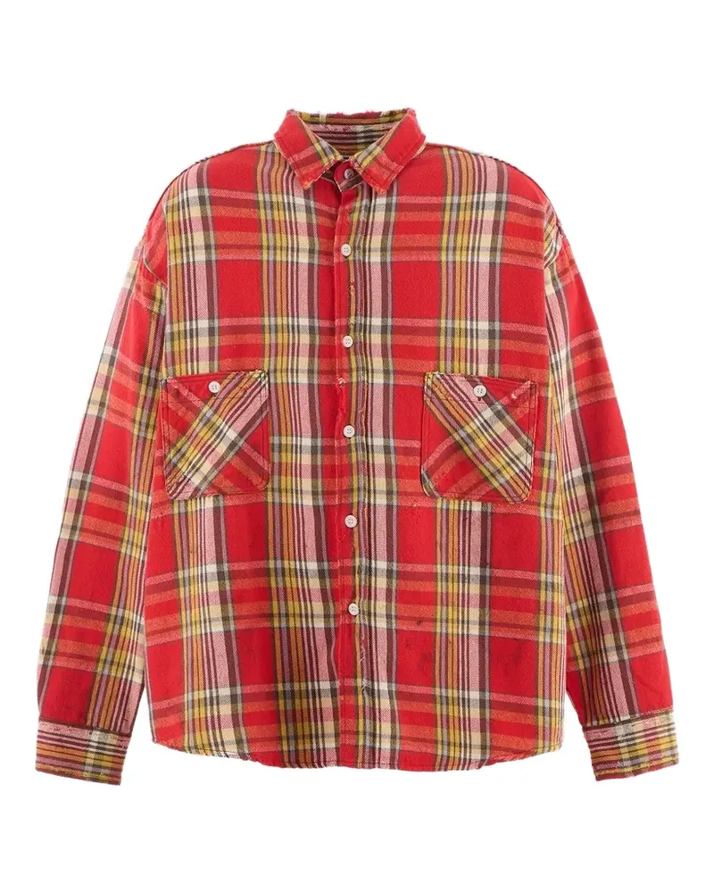 SAINT MXXXXXX check pocket shirt - Rot Rot