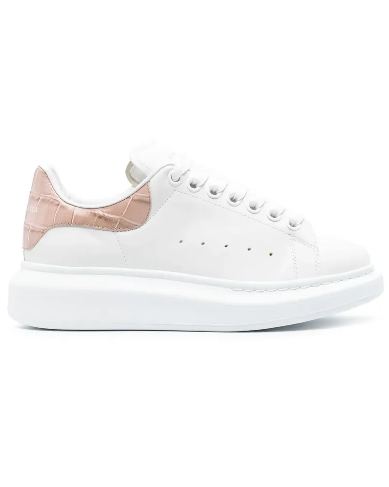 Alexander McQueen Sneakers mit Kroko-Effekt - Weiß Weiß