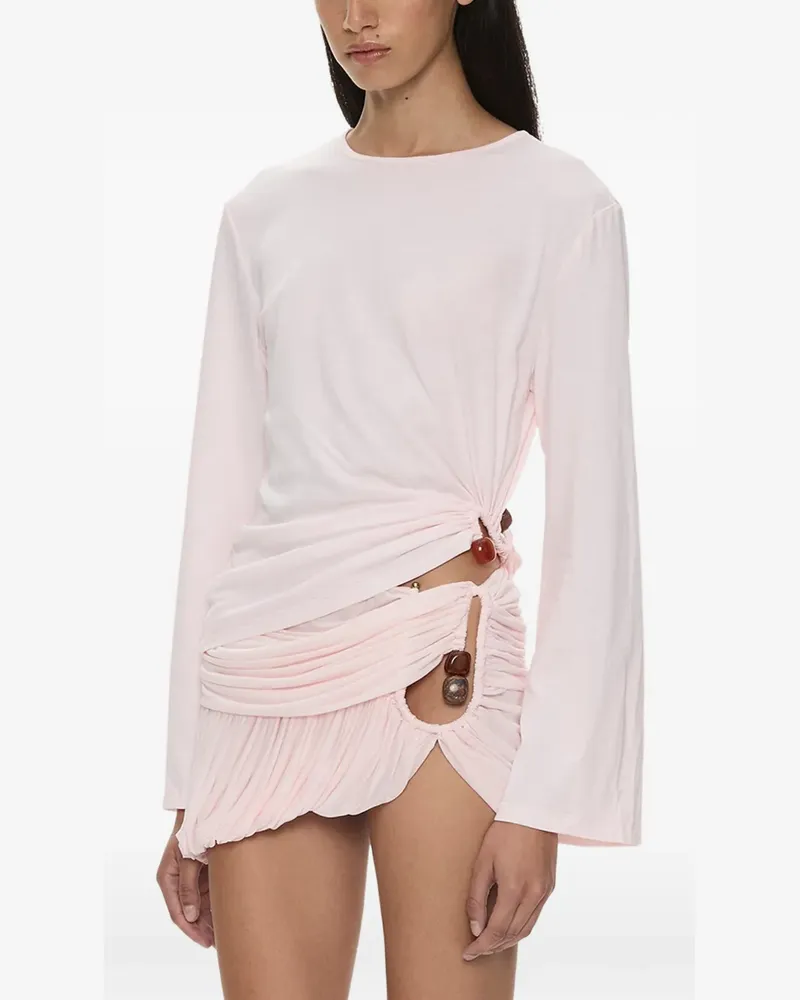 Christopher Esber Bree Quartz Langarmshirt - Rosa Rosa