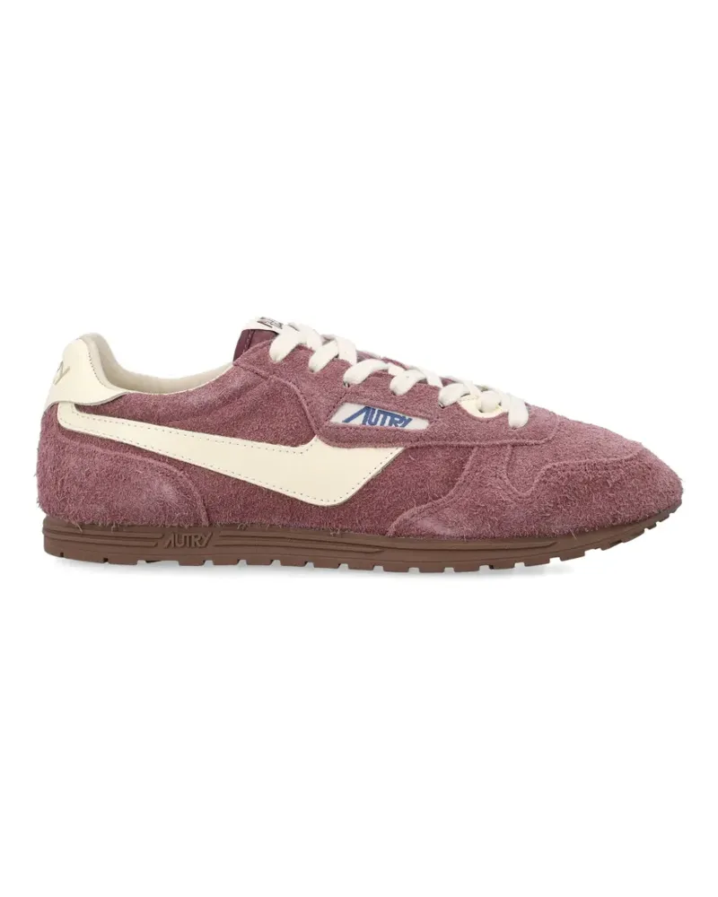 AUTRY Windspin logo-patch sneakers - Rot Rot