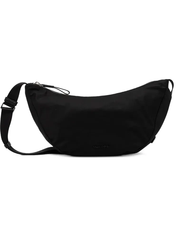 Marc O'Polo Kleine Umhängetasche mit verstellbarem Riemen - Schwarz Schwarz