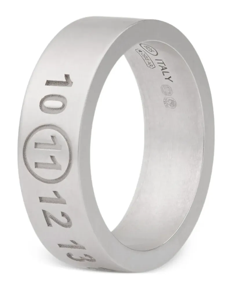 Maison Margiela number reference ring - Silber Silber