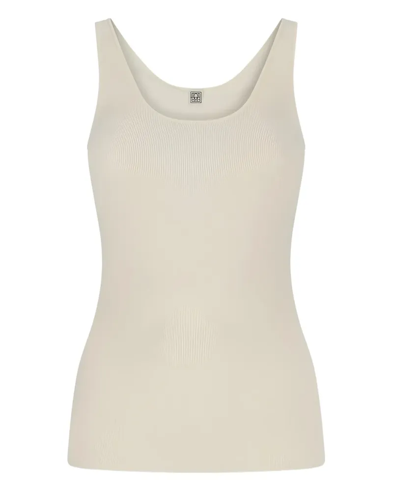 Totême scoop-neck tank top - Nude Nude