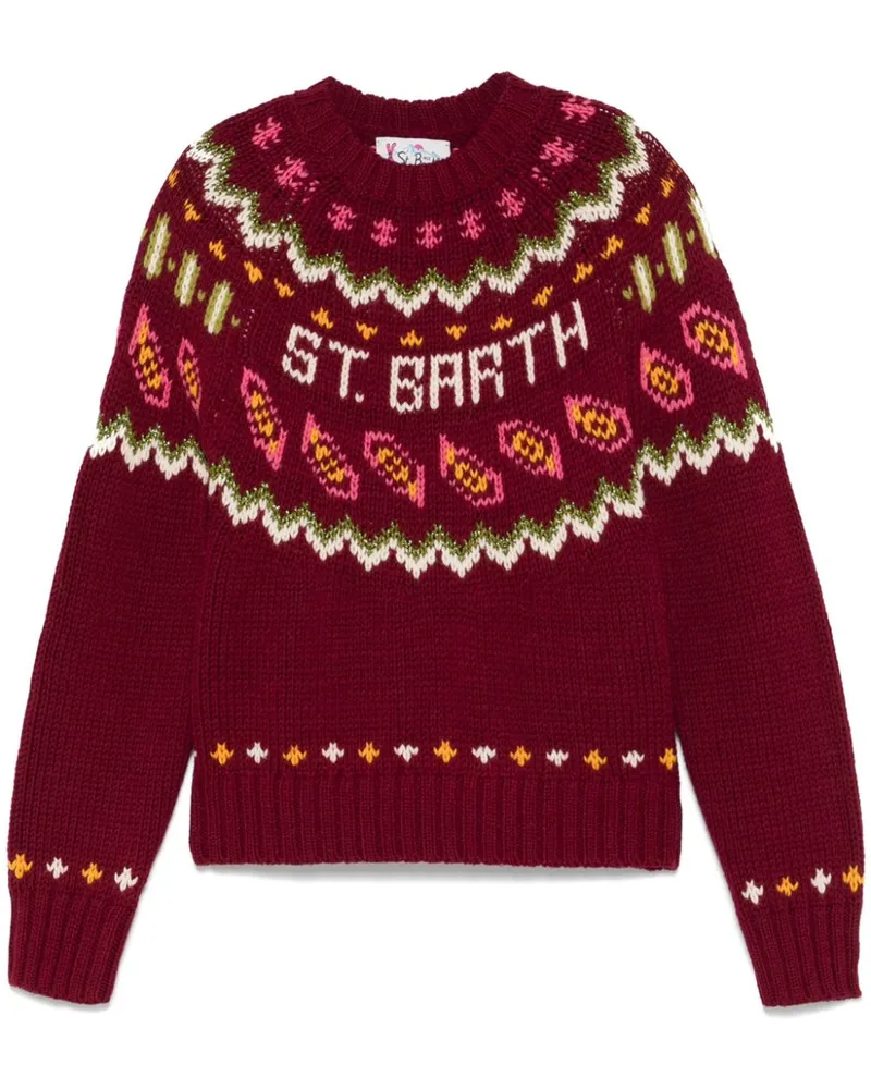 MC2 Saint Barth Kyla Nordic Pullover - Rot Rot