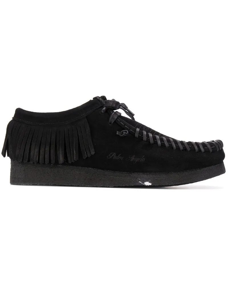 Palm Angels Schnürschuhe mit Fransen - Schwarz Schwarz