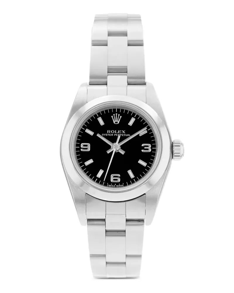 Rolex Oyster Perpetual Armbanduhr 24mm - Schwarz Schwarz