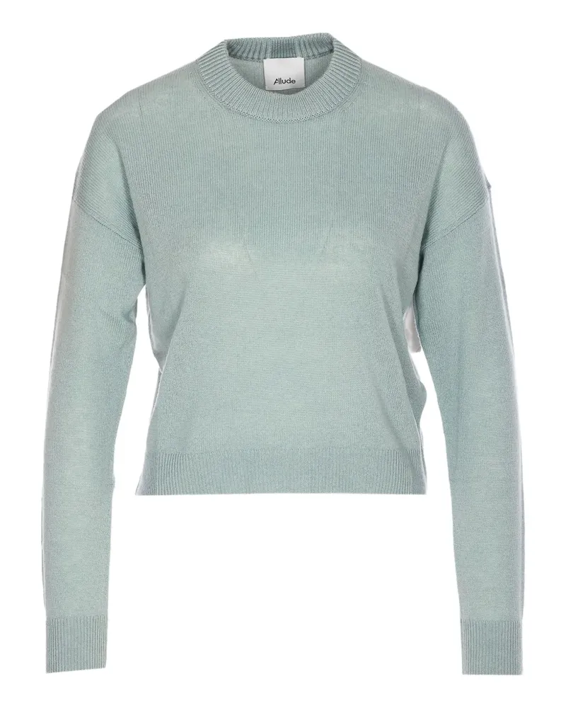 ALLUDE Pullover mit Rundhalsausschnitt - Grün Grün