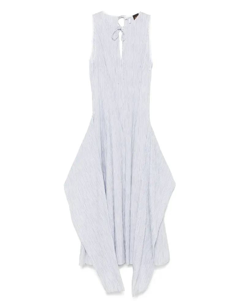 Loewe Gestreiftes Midikleid - Blau Blau