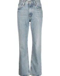 AGOLDE Bootcut-Jeans mit hohem Bund Blau