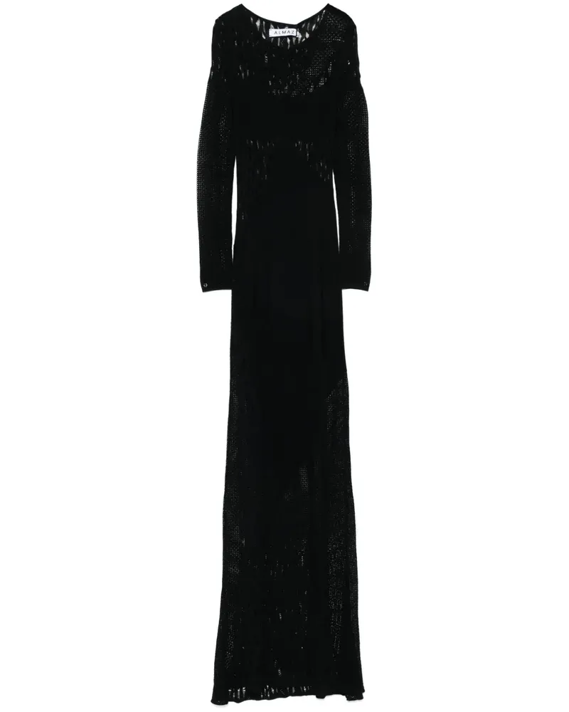 ALMAZ Streamline Kleid - Schwarz Schwarz