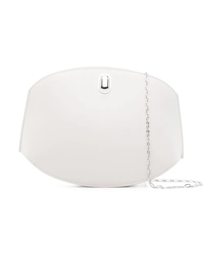 SAVETTE Tondo Clutch Weiß