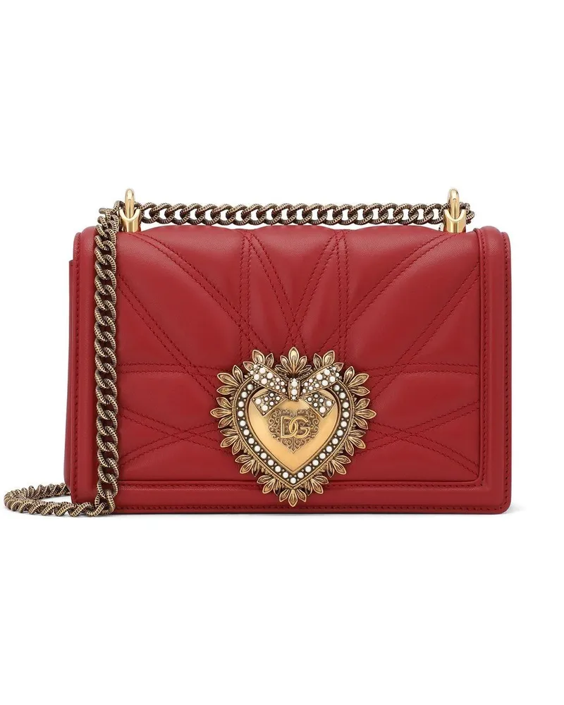 Dolce & Gabbana Mittelgroße Devotion Schultertasche - Rot Rot