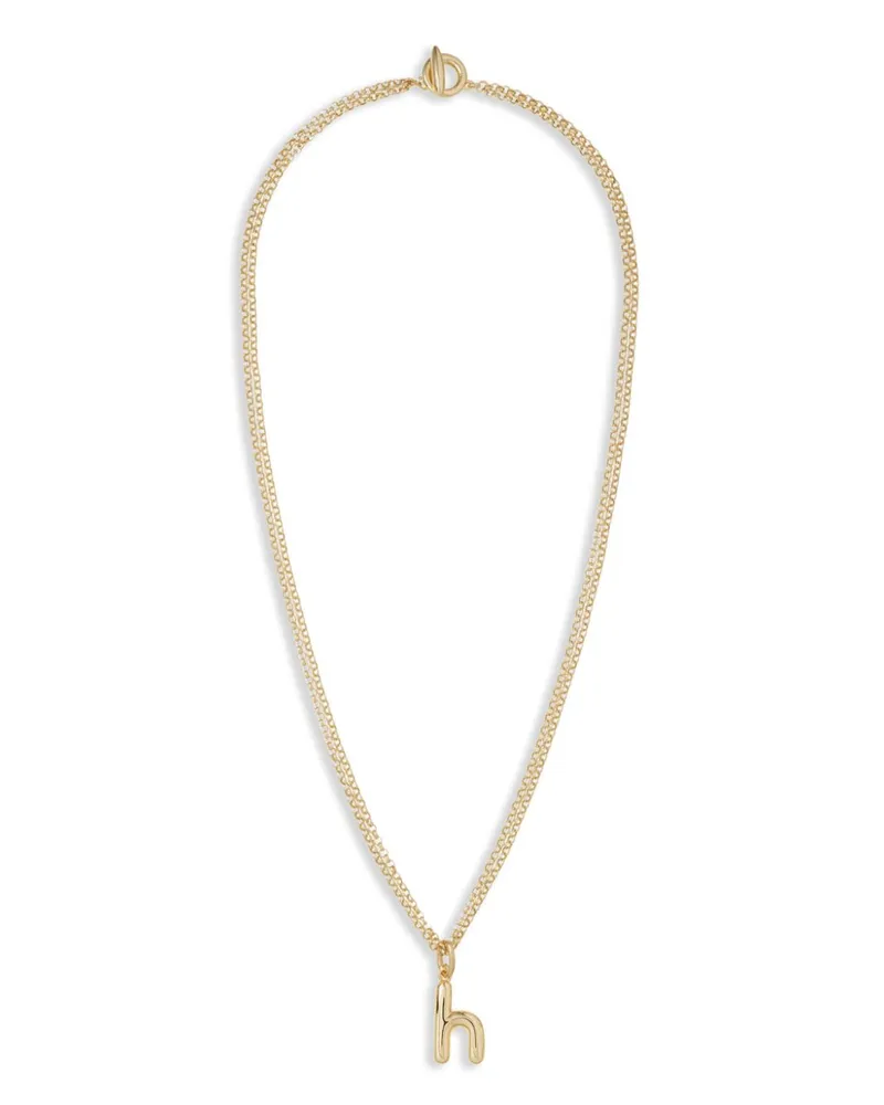 Roxanne Assoulin The Puffy Initial Halskette - Gold Gold