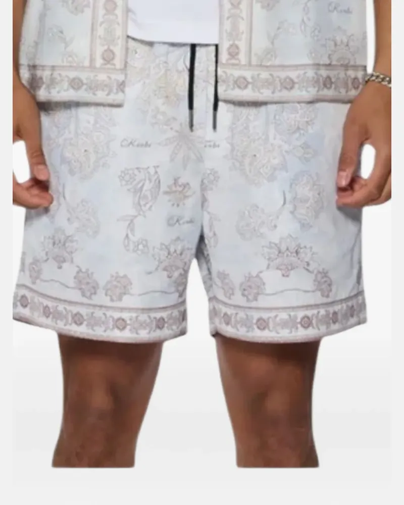ksubi Eternity Shorts mit Blumen-Print - Blau Blau
