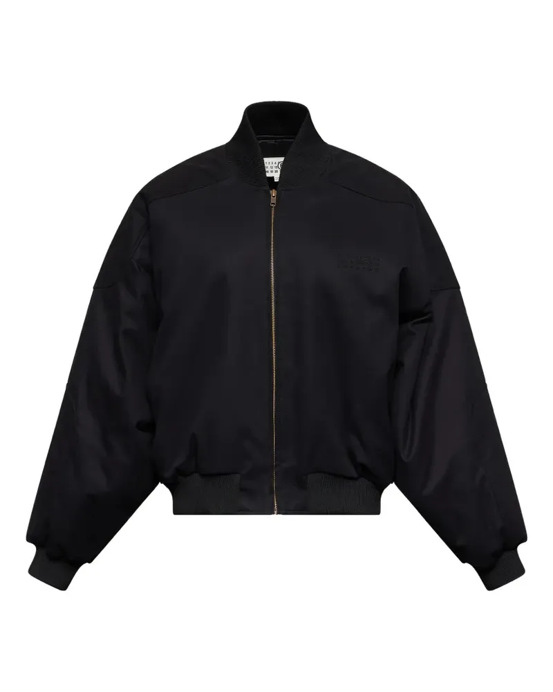 Maison Margiela Twill-Jacke - Schwarz Schwarz