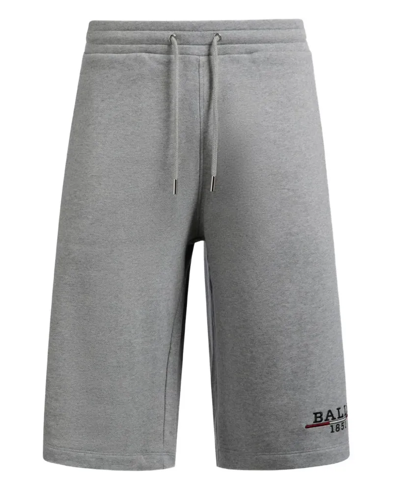 Bally Shorts mit Logo-Stickerei - Grau Grau