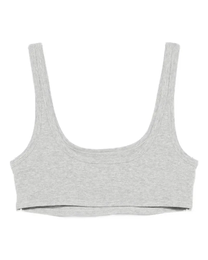 Versace ribbed bra - Grau Grau