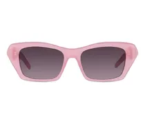 Sonnenbrille mit Cat-Eye-Gestell - Rosa