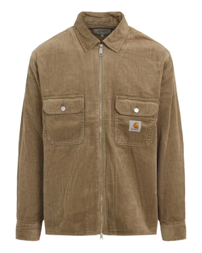 Carhartt WIP Reynold Hemdjacke aus Cord - Nude Nude