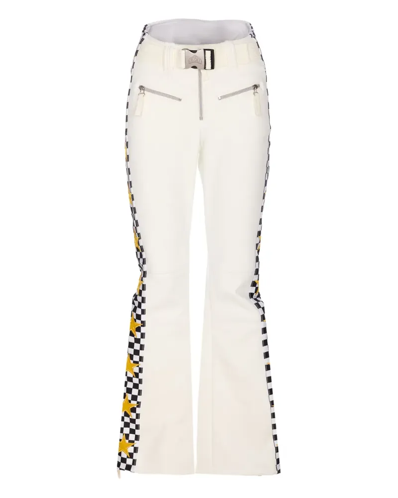 Jet Set Tibi Skihose mit Sternstickerei - Weiß Weiß