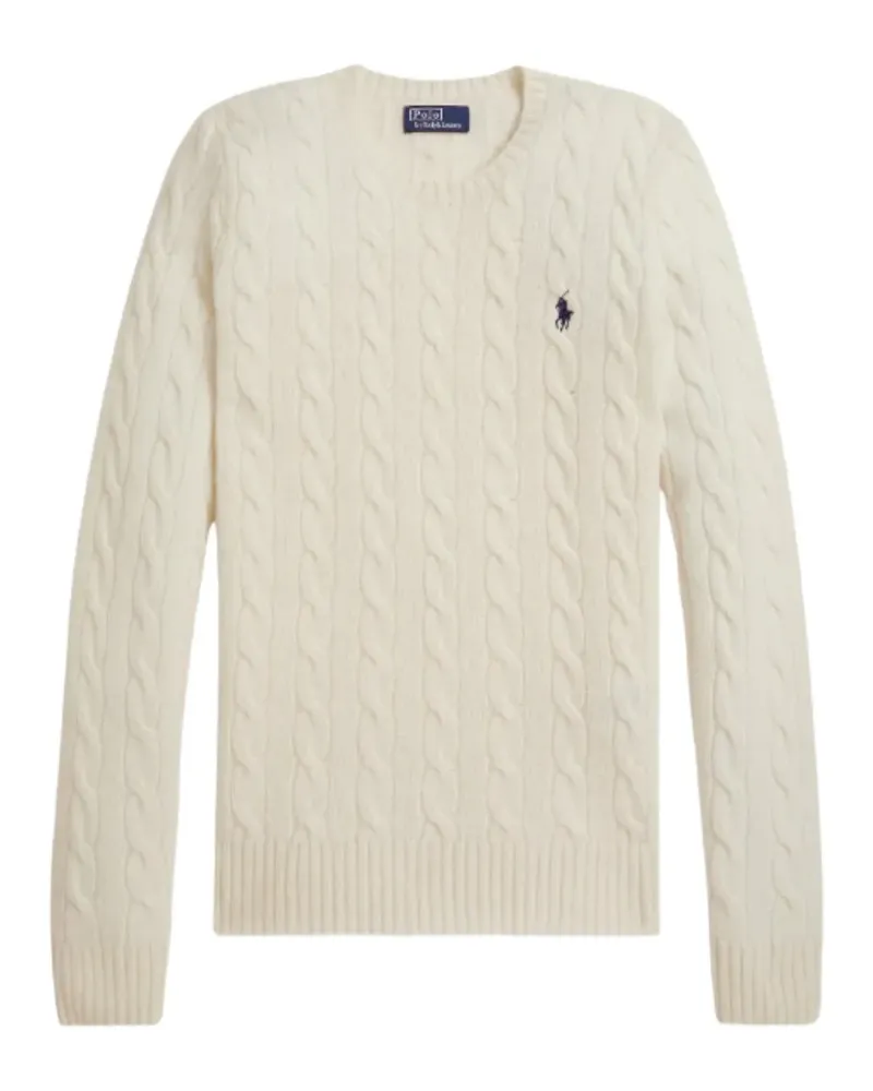 Ralph Lauren Pullover mit Zopfmuster - Nude Nude