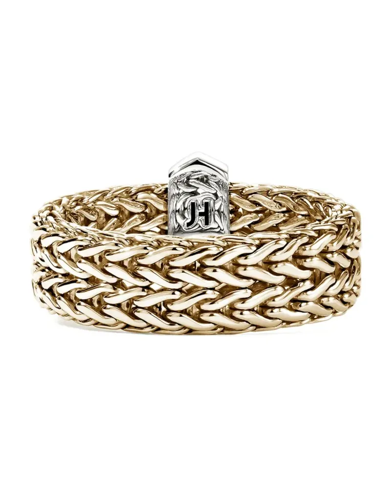 John Hardy 14K yellow gold Icon Link Bar diamond ring Gold