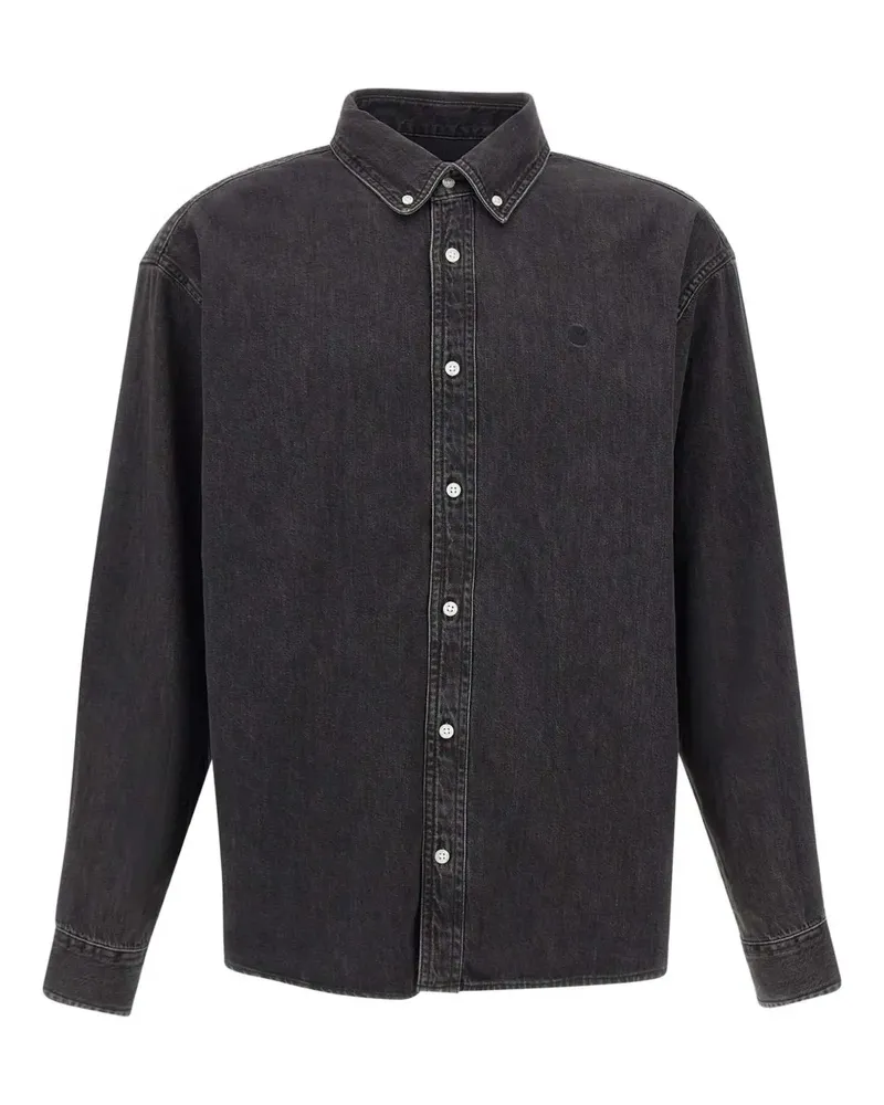 Carhartt WIP raglan-sleeve denim shirt - Grau Grau
