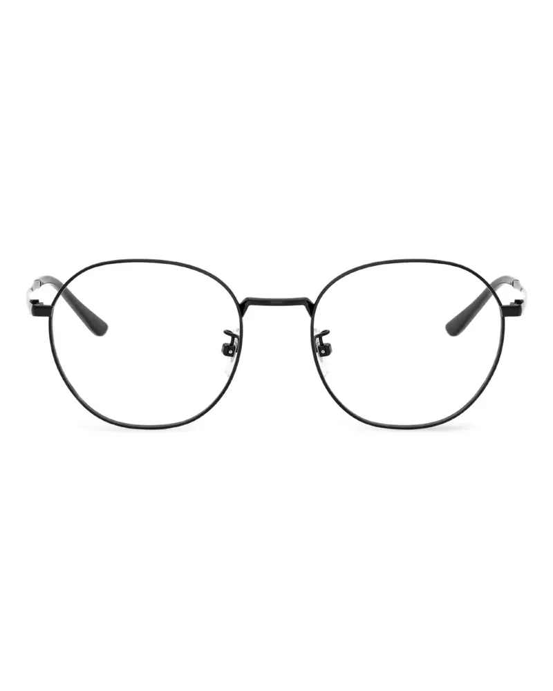 Ray Ban Brille mit ovalem Gestell - Schwarz Schwarz